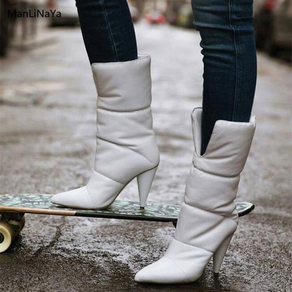 brand design шипы пяток женщин boots toe v остроконечные форма женская обувь странный стиль белый черный снег сапоги плюс размер 2020, Black
brand design шипы пяток женщин boots toe v остроконечные форма женская обувь странный стиль белый черный снег сапоги плюс размер 2020, Black
