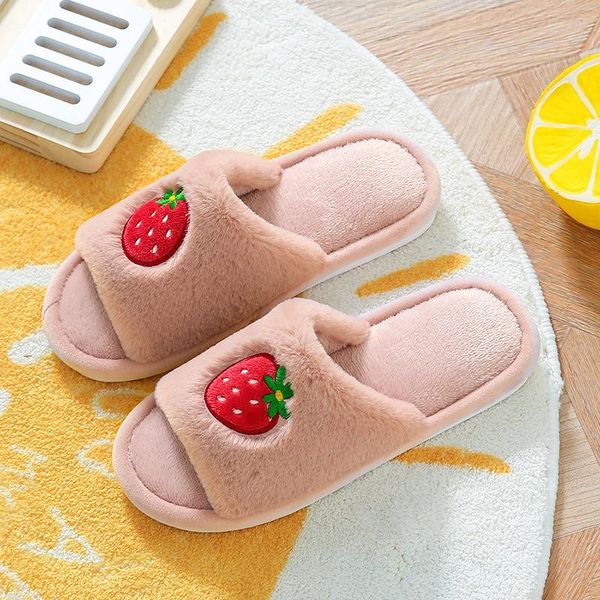 apanzu women slippers house winter flats cute cartoon fruit strawberry room slippers couples shoes warm plush furry sliders, Black
apanzu women slippers house winter flats cute cartoon fruit strawberry room slippers couples shoes warm plush furry sliders, Black