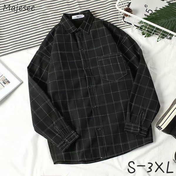 men's casual shirts men oversize 3xl plus velvet thicker plaid long sleeve turn-down collar button loose black korean fashion leisure t, White;black
men's casual shirts men oversize 3xl plus velvet thicker plaid long sleeve turn-down collar button loose black korean fashion leisure t, White;black