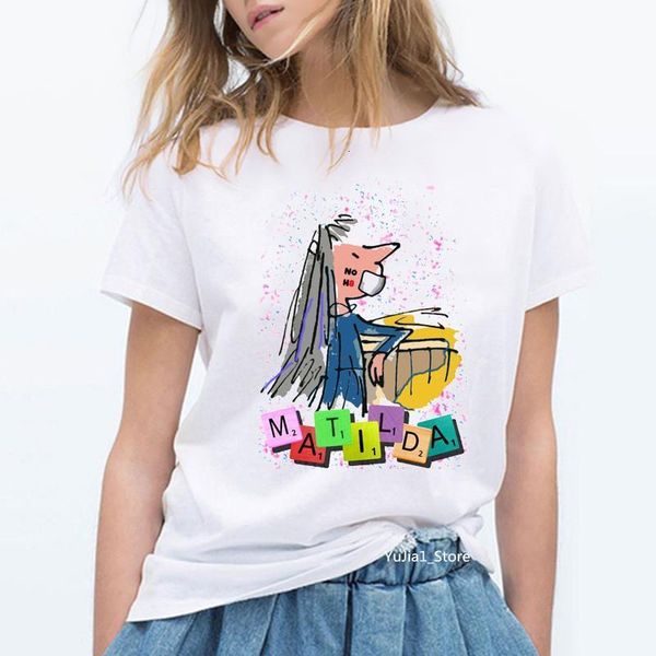 watercolor the musical matilda print female white t shirt women graphic t-shirt summer 2021 cute casual custom tshirt
watercolor the musical matilda print female white t shirt women graphic t-shirt summer 2021 cute casual custom tshirt