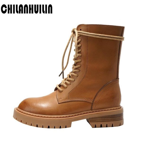 retro style get old genuine leather ankle boots brand fall winter women short boots platform casual shoes waterproof snow, Black
retro style get old genuine leather ankle boots brand fall winter women short boots platform casual shoes waterproof snow, Black