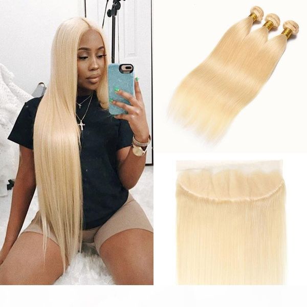 straight 613 blonde bundles with frontal brazilian virgin human hair weave 3 bundles with 13x4 part lace frontal 613 hair extensions, Black;brown
straight 613 blonde bundles with frontal brazilian virgin human hair weave 3 bundles with 13x4 part lace frontal 613 hair extensions, Black;brown
