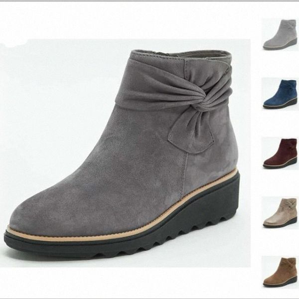 Women Ankle Boots Low Heel Wedges Shoes Woman Autumn Winter Warm Sweet Bowties Shoe Chaussures Femme Zapatos Mujer Sapato #Im1Z, Black
Women Ankle Boots Low Heel Wedges Shoes Woman Autumn Winter Warm Sweet Bowties Shoe Chaussures Femme Zapatos Mujer Sapato #Im1Z, Black