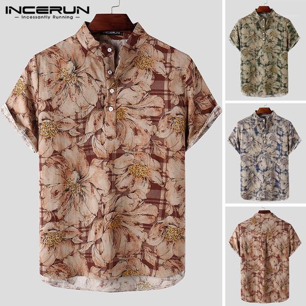 incerun printed camisa masculina summer hawaiian blouse men vintage shirts short sleeve lapel camisa casual buttons blusas s-3xl1, White;black
incerun printed camisa masculina summer hawaiian blouse men vintage shirts short sleeve lapel camisa casual buttons blusas s-3xl1, White;black