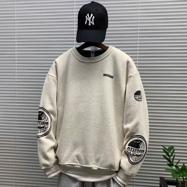 new wind 2021 plus velvet thick male clothes around the neck tendency in loose joker beautiful autumn and winter coat 7sci, Black
new wind 2021 plus velvet thick male clothes around the neck tendency in loose joker beautiful autumn and winter coat 7sci, Black