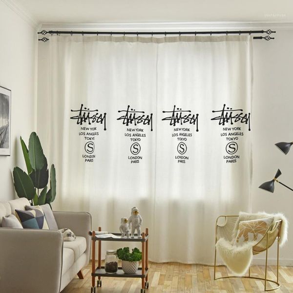 curtain & drapes white/ black custom embroidery word curtains for bedroom living room kitchen window treatments balcony children's curt 
curtain & drapes white/ black custom embroidery word curtains for bedroom living room kitchen window treatments balcony children's curt