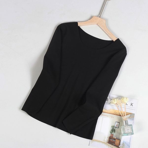 factory new autumn and winter traceless self heating bottoming t-shirt for women 6701 cationic denim large round neck t-shirt hked5, White
factory new autumn and winter traceless self heating bottoming t-shirt for women 6701 cationic denim large round neck t-shirt hked5, White