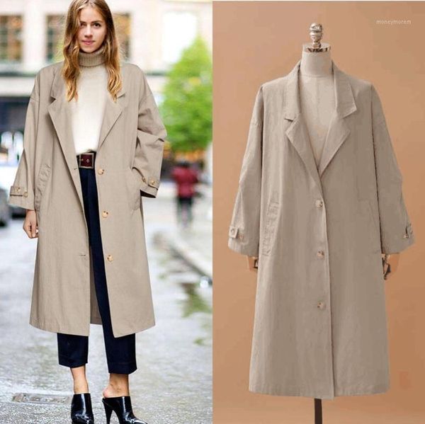 women's trench coats 2021 autumn and winter wear large size women's windbreaker long suit collar sleeve jacket1, Tan;black
women's trench coats 2021 autumn and winter wear large size women's windbreaker long suit collar sleeve jacket1, Tan;black