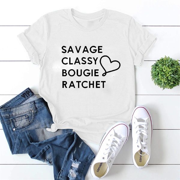 xt199 europe and the united states savage classy bougie ratchet love print round neck short sleeve women, White
xt199 europe and the united states savage classy bougie ratchet love print round neck short sleeve women, White