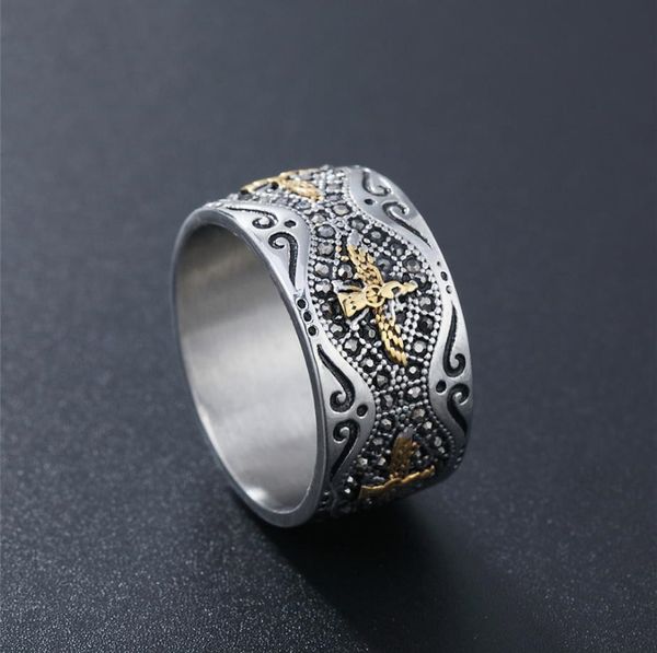 luxury 2021 new arrived men vintage iran faravahar ahura mazda rings stainless steel never fade zoroastrian ring male jewelry gifts fashion, Silver
luxury 2021 new arrived men vintage iran faravahar ahura mazda rings stainless steel never fade zoroastrian ring male jewelry gifts fashion, Silver
