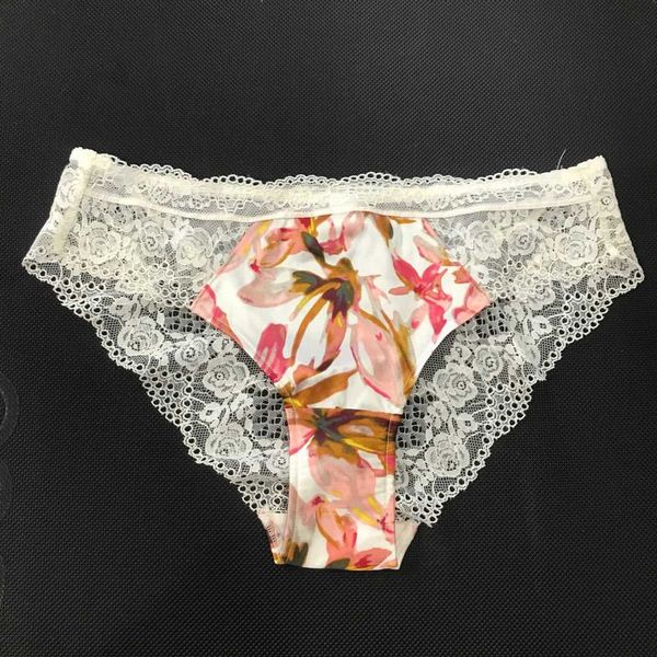 women's super thin, and comfortable silk underwear, Black;pink
