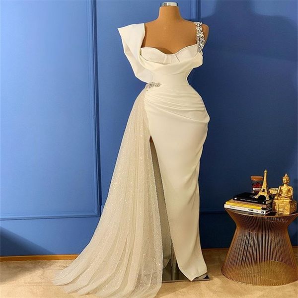 mermaid evening dresses bling sequins beads crystal side-split prom dresses ruffle satin gorgeous sweep train formal party dress, Black;red
mermaid evening dresses bling sequins beads crystal side-split prom dresses ruffle satin gorgeous sweep train formal party dress, Black;red
