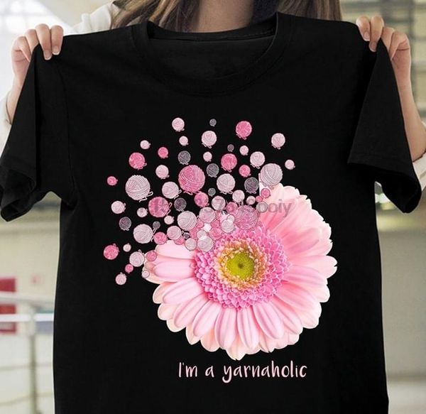 daisy yarnart im a yarnaholic t-shirt sport hooded sweatshirt hoodie