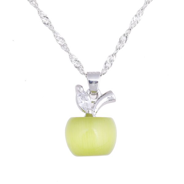factory price cute white red apple necklaces pendants new for women girls crystal and opal pendant necklace fashion love, Silver
factory price cute white red apple necklaces pendants new for women girls crystal and opal pendant necklace fashion love, Silver