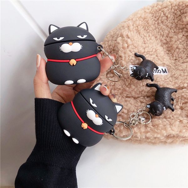 3d beard blcak cat case silicone with keychain for airpods 2 1 cute bluetooth earphone case for airpod pro cover for airpods 2
3d beard blcak cat case silicone with keychain for airpods 2 1 cute bluetooth earphone case for airpod pro cover for airpods 2