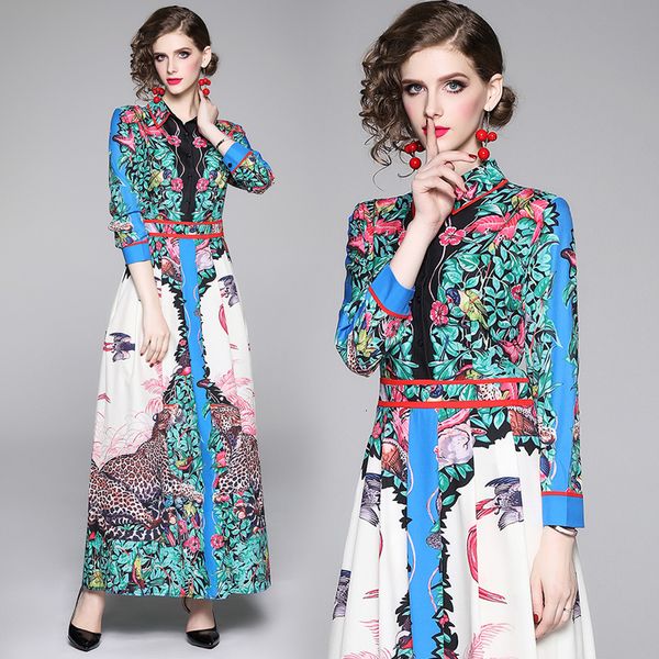 designer women runway dress maxi floral holiday clothes long sleeve vintage thin swing party a-line skater dresses er3k, Black;gray
designer women runway dress maxi floral holiday clothes long sleeve vintage thin swing party a-line skater dresses er3k, Black;gray