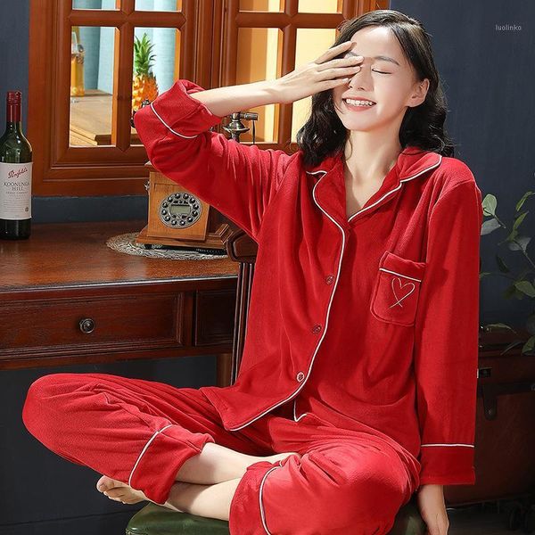 lovers flannel 2pcs pajamas set sleepwear autumn winter casual soft bathrobe nightwear shirt&pant coral fleece warm home clothes1, Black;brown
lovers flannel 2pcs pajamas set sleepwear autumn winter casual soft bathrobe nightwear shirt&pant coral fleece warm home clothes1, Black;brown