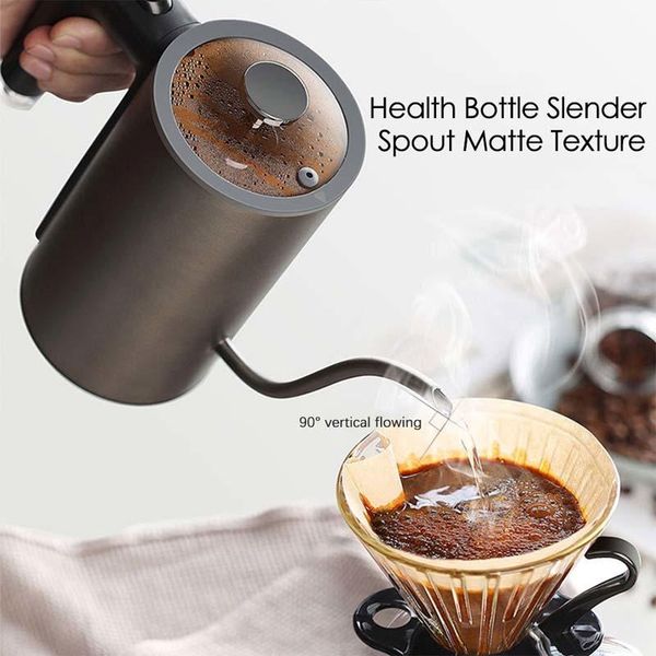 electric kettles coffee pot kettle slender spout matte texture stainless steel health
electric kettles coffee pot kettle slender spout matte texture stainless steel health