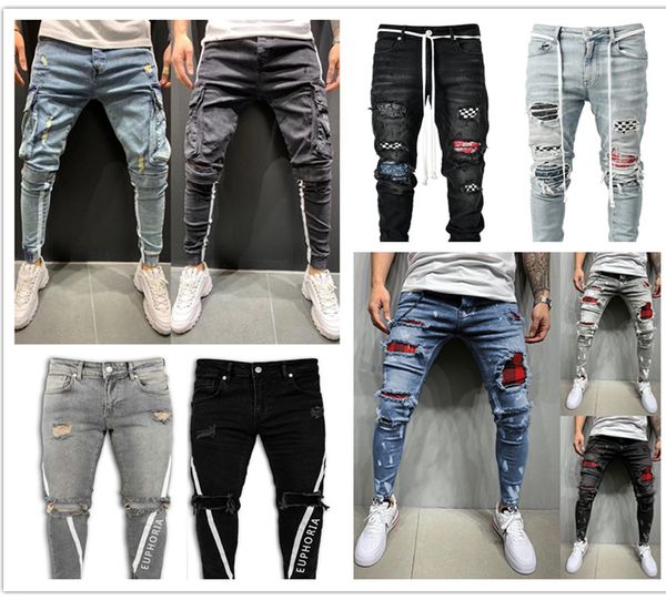1men designers Casual Fashion Street trend hip-hop new style hole slim men's jeans men s clothing, Blue
1men designers Casual Fashion Street trend hip-hop new style hole slim men's jeans men s clothing, Blue
