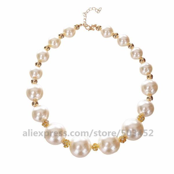 50pcs/lot gifts alloy metal temperament choker necklace imitation big pearls beads necklace lady fashion neckless for woman, Golden;silver
50pcs/lot gifts alloy metal temperament choker necklace imitation big pearls beads necklace lady fashion neckless for woman, Golden;silver