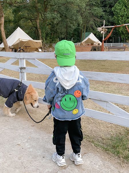 denim jacket baby autumn new children's clothing children spring korean version of the jacket boys western style short coat lj201126, Blue;gray
denim jacket baby autumn new children's clothing children spring korean version of the jacket boys western style short coat lj201126, Blue;gray