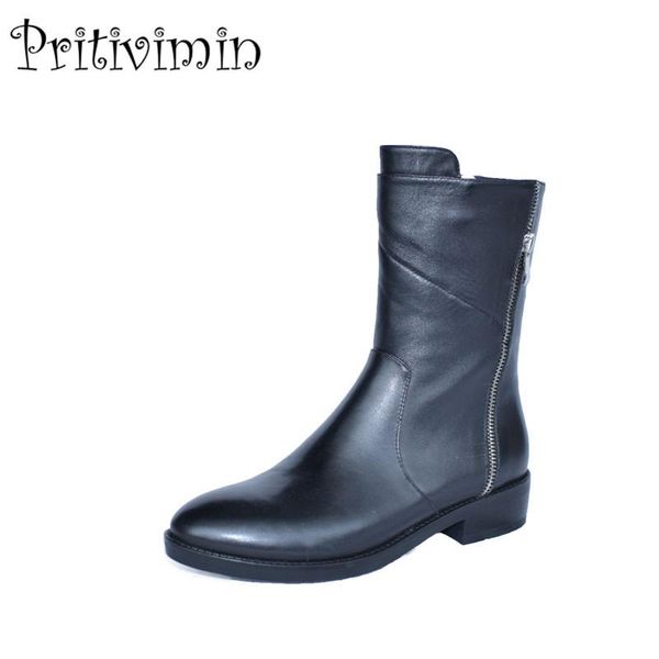 2020 fashion women warm winter shoes girls plush lining short boots ladies cow leather handmade footwear pritivimin fn19, Black
2020 fashion women warm winter shoes girls plush lining short boots ladies cow leather handmade footwear pritivimin fn19, Black