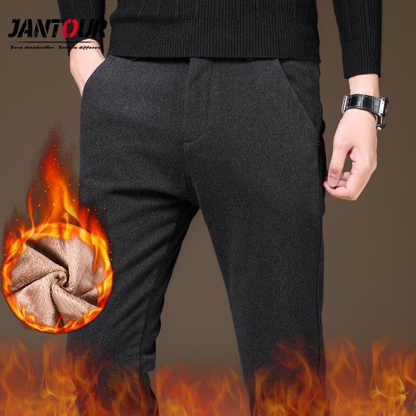 men's pants jantour brand men clothing winter casual fleece trouser 2021 fashion business pantalon homme skinny work man, Black
men's pants jantour brand men clothing winter casual fleece trouser 2021 fashion business pantalon homme skinny work man, Black