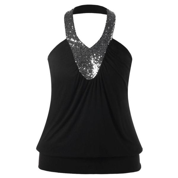 hollow out new t shirt women fashion casual halter sequins open back backless tank sleeveless girl vest cropped feminino, White
hollow out new t shirt women fashion casual halter sequins open back backless tank sleeveless girl vest cropped feminino, White