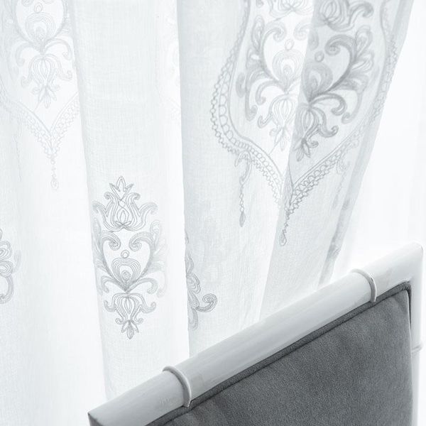 european embroidered tulle curtain for living room bedroom window screening white sheer voile curtain for kitchen door curtains
european embroidered tulle curtain for living room bedroom window screening white sheer voile curtain for kitchen door curtains