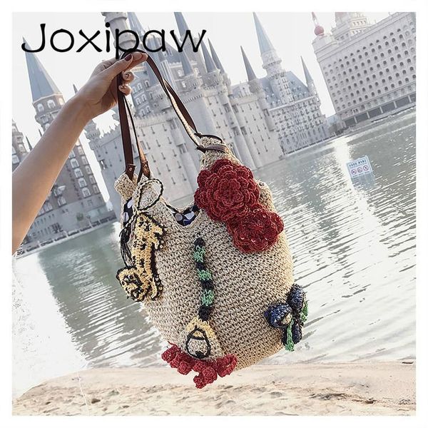 woven women beach bag hand-made crochet female handbag straw shoulder bag designer flower bohemian rattan vacation travel bags
woven women beach bag hand-made crochet female handbag straw shoulder bag designer flower bohemian rattan vacation travel bags