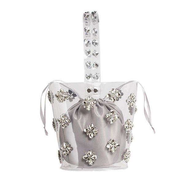 fashion clear transparent shoulder flower bucket bag jelly candy diamonds handbag messenger crossbody lady handle bags c0121
fashion clear transparent shoulder flower bucket bag jelly candy diamonds handbag messenger crossbody lady handle bags c0121