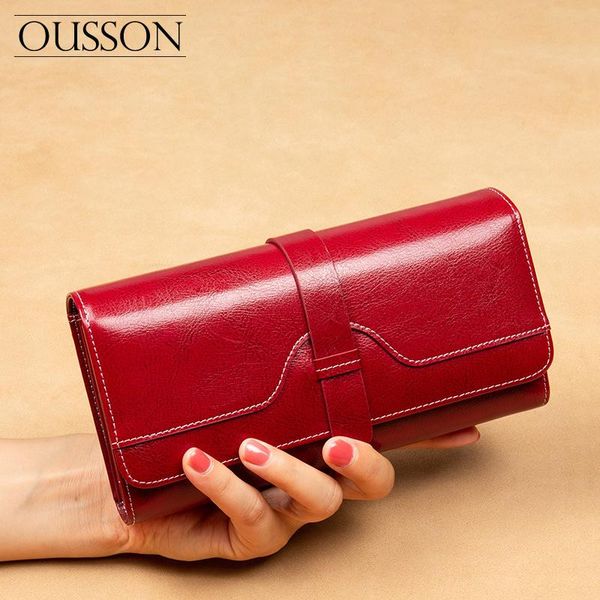 clutch bags ousson fashion casual light rfid anti-theft card reader cowhide leather women's wallet coin purse
clutch bags ousson fashion casual light rfid anti-theft card reader cowhide leather women's wallet coin purse