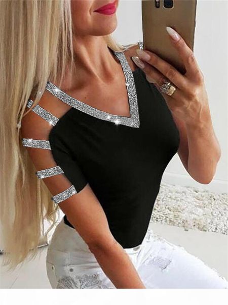 5xl 2019 summer women elegant short sleeve leisure female leisure basic shirt glitter ladder cutout sleeve casual blouse, White
5xl 2019 summer women elegant short sleeve leisure female leisure basic shirt glitter ladder cutout sleeve casual blouse, White