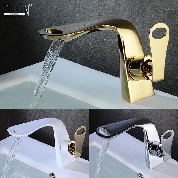 ellen gold faucets cold water mixer originality bathroom basin sink faucet deck mount white faucet elf14671
ellen gold faucets cold water mixer originality bathroom basin sink faucet deck mount white faucet elf14671