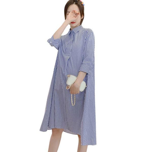maternity dresses 2021 dress clothes for pregnant women fashion loose striped a-line women's elegant clothing, White
maternity dresses 2021 dress clothes for pregnant women fashion loose striped a-line women's elegant clothing, White