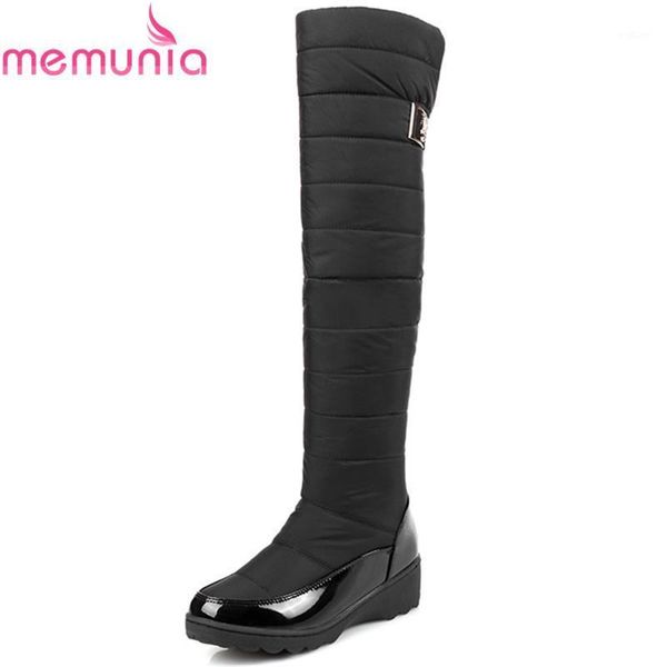 memunia 2020 new arrive black blue women boots winter snow boots wedges knee high fashion plus size 35-441
memunia 2020 new arrive black blue women boots winter snow boots wedges knee high fashion plus size 35-441