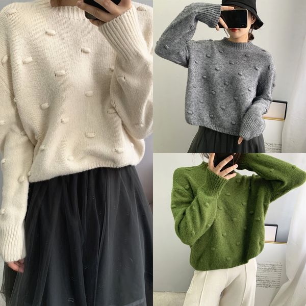 jiazhi 8-3005 women's crocheted sweater round neck long sleeve thick sweater 2020 new ins alpaca knitting jddpu, White;black
jiazhi 8-3005 women's crocheted sweater round neck long sleeve thick sweater 2020 new ins alpaca knitting jddpu, White;black
