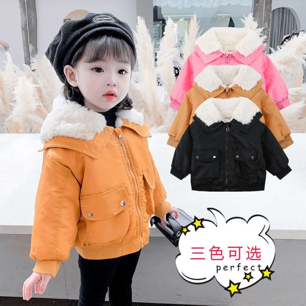 plush and winter girls' children's autumn navy collar coat thickened baby et 123456 years old, Black
plush and winter girls' children's autumn navy collar coat thickened baby et 123456 years old, Black
