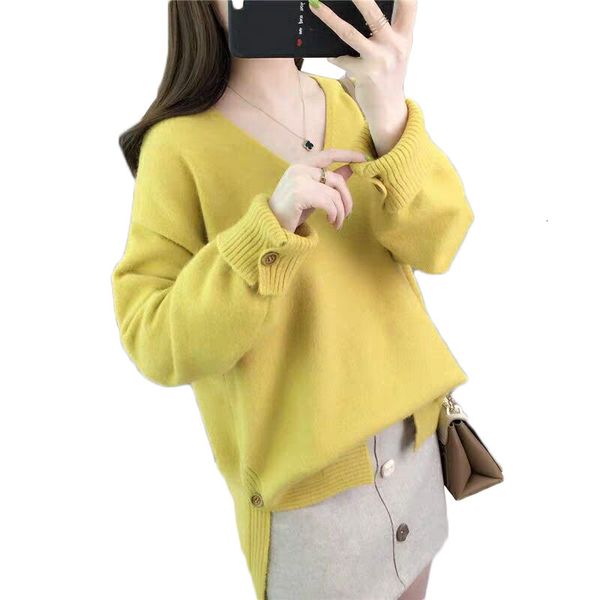 2021 women's sweaters and pullovers new long sleeve loose v-neck knitting solid color casual sweater jumper pull femme y483 u0ot, White;black
2021 women's sweaters and pullovers new long sleeve loose v-neck knitting solid color casual sweater jumper pull femme y483 u0ot, White;black