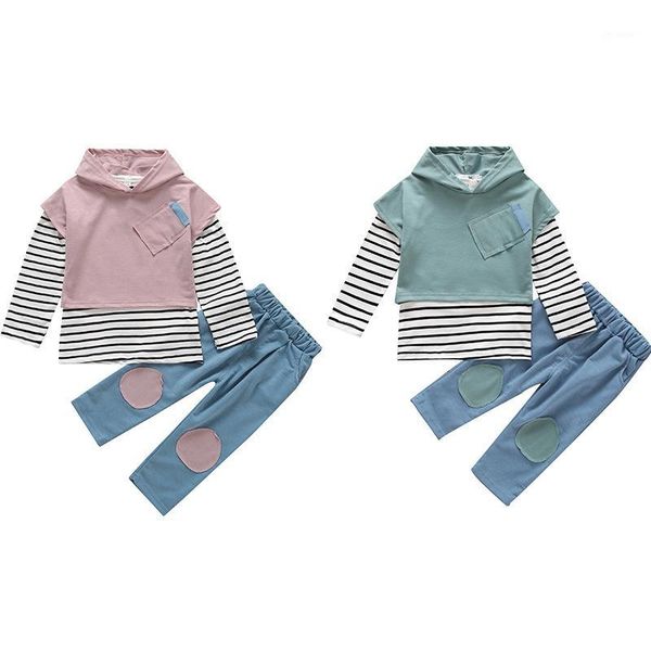 fashion baby boy girl clothes long sleeve strip t-shirt hoody outerwear with trousers child kids outfit set autumn winter1, White
fashion baby boy girl clothes long sleeve strip t-shirt hoody outerwear with trousers child kids outfit set autumn winter1, White
