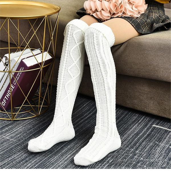 socks & hosiery knit over knee long women winter warm stockings women's autumn knitted high solid color elastic stocking, Black;white
socks & hosiery knit over knee long women winter warm stockings women's autumn knitted high solid color elastic stocking, Black;white