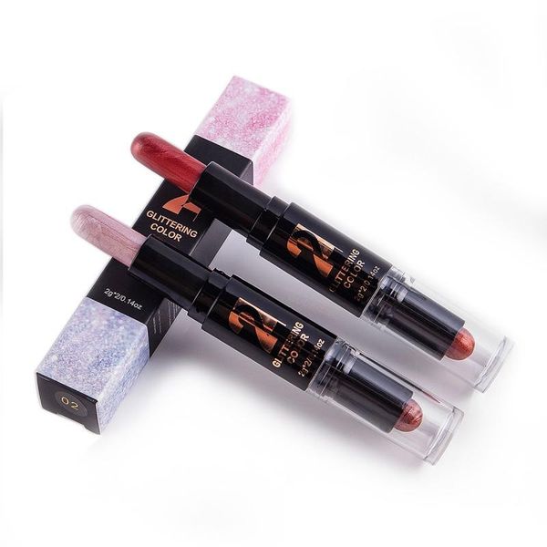 eye makeup cosmetic easy to wear double end glitter eyeshadow pencil long lasting shiny shimmer eye shadow stick
eye makeup cosmetic easy to wear double end glitter eyeshadow pencil long lasting shiny shimmer eye shadow stick