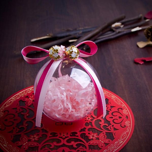gift wrap 20pc transparent sphere candy box small bell bow plastic crystal ball wedding packaging boxes baby shower party supplie
gift wrap 20pc transparent sphere candy box small bell bow plastic crystal ball wedding packaging boxes baby shower party supplie