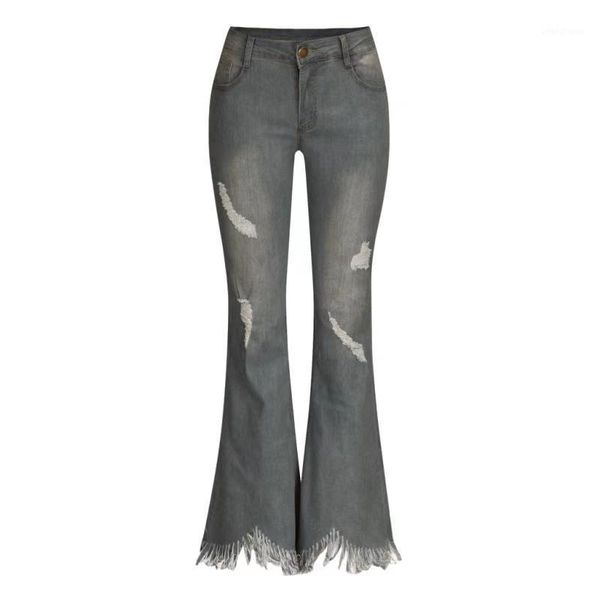 2020 new spring solid color slim women pants fashion casual female pant bell-bottomed ripped skinny ladies bottoms1, Black;white
2020 new spring solid color slim women pants fashion casual female pant bell-bottomed ripped skinny ladies bottoms1, Black;white