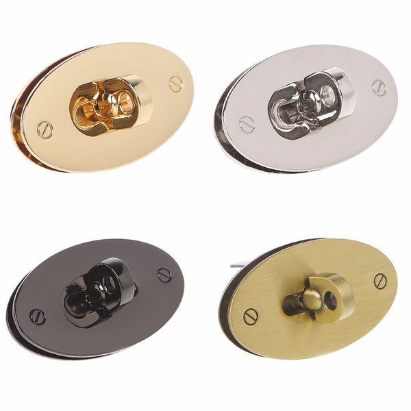 wholesale diy craft oval twist lock bag case catch buckle clasp for handbags accessories 4 color, Black
wholesale diy craft oval twist lock bag case catch buckle clasp for handbags accessories 4 color, Black
