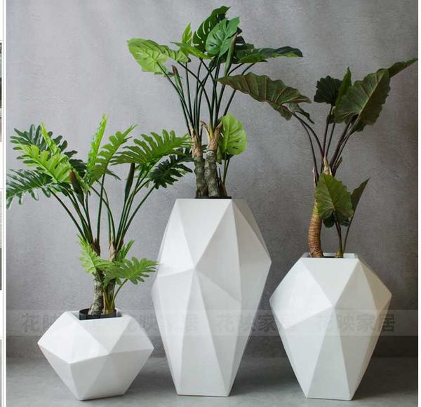 decorative flowers & wreaths rhombus polygon floor large vase glass steel flower crafts
decorative flowers & wreaths rhombus polygon floor large vase glass steel flower crafts