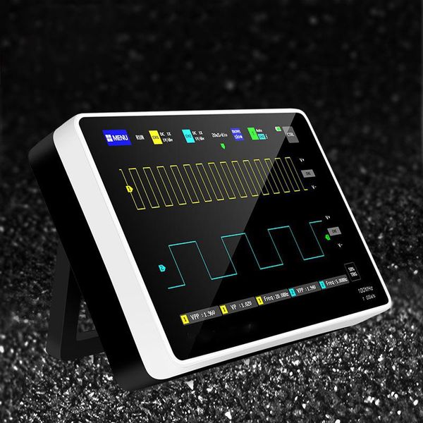 1013d digital oscilloscope 2 channels 100mhz bandwidth 1gsa/s sampling rate usb osciloscopio with color tft lcd touching screen
1013d digital oscilloscope 2 channels 100mhz bandwidth 1gsa/s sampling rate usb osciloscopio with color tft lcd touching screen