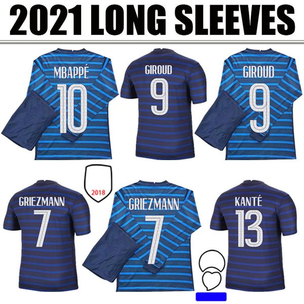 2020 soccer jersey griezmann mbappe pogba giroud kante 2021 men's home away long sleeve high-quality football shirt, Black;yellow
2020 soccer jersey griezmann mbappe pogba giroud kante 2021 men's home away long sleeve high-quality football shirt, Black;yellow