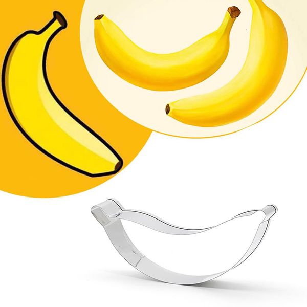 1pcs fruit cookie 7pcs pines bananas lemons cutters stainless steel fondant biscuit cake decorating mould diy baking mold h sqcnxt