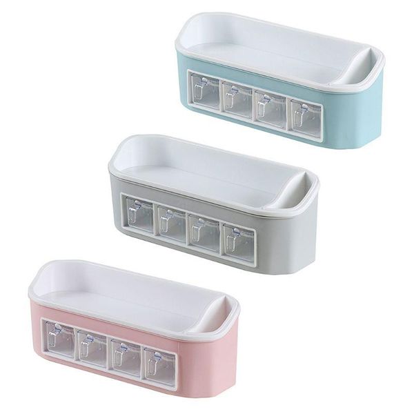 storage bottles & jars 4 grids kitchen seasoning box spice rack condiment jar spices container
storage bottles & jars 4 grids kitchen seasoning box spice rack condiment jar spices container